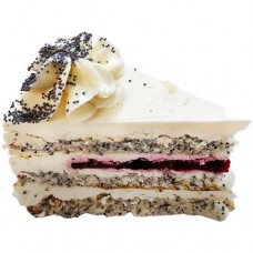 Торт маковый с лесными ягодами, 130г в магазинах Перекресток