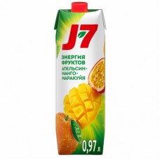 Нектар J7 апельсин-манго-маракуйя, 970мл в магазинах Перекресток