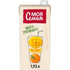 Напиток сокосодержащий Моя Семья Манго-Тропиканго, 1.93л в магазинах Перекресток