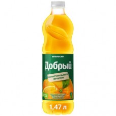 Нектар Добрый апельсиновый, 1.47л в магазинах Перекресток