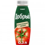 Нектар Добрый томатный с сахаром и солью для детского питания, 300мл