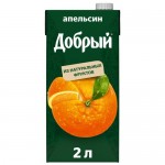 Нектар Добрый апельсиновый, 2л