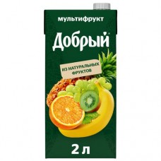Нектар Добрый мультифруктовый, 2л в магазинах Перекресток