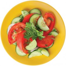 Салат из свежих помидоров и огурцов Шеф Перекрёсток, 200г в магазинах Перекресток