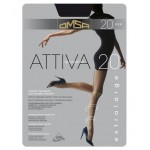Колготки Omsa Attiva 20 Nero Черные Размер 4