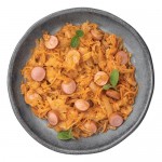 Капуста с сосисками Шеф Перекрёсток тушеная, 250г