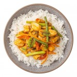 Курица Том-ям с рисом Шеф Перекрёсток, 250г