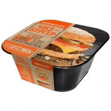 Чизбургер Мираторг с соусом барбекю охлаждённый, 165г в магазинах Перекресток