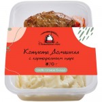 Котлета Домашний очаг домашняя с картофельным пюре, 370г