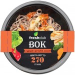 Вок Freshclub курица в соусе терияки с гречневой лапшой, 270г