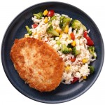 Шницель по-министерски с рисом с овощами Шеф Перекрёсток, 300г