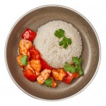 Курица с ананасом в кисло-сладком соусе и рисом Шеф Перекрёсток, 250г