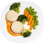 Котлеты из индейки на пару с овощами Зелёная Линия, 250г