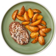 Котлета растительная с мини-картофелем и шампиньонами Шеф Перекрёсток, 240г в магазинах Перекресток