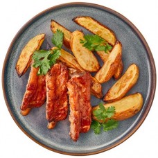 Блюдо для запекания Свиные рёбра с запечённым картофелем Шеф Перекрёсток, 250г в магазинах Перекресток