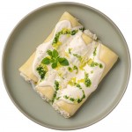 Блюдо для запекания Каннеллони с морепродуктами и соусом песто Шеф Перекрёсток, 270г