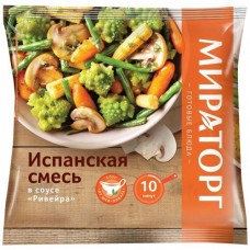 Смесь овощная Vитамин Испанская с соусом Ривейра быстрозамороженная, 400г в магазинах Перекресток