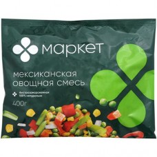 Смесь овощная Мексиканская быстрозамороженная Маркет Перекрёсток, 400г в магазинах Перекресток