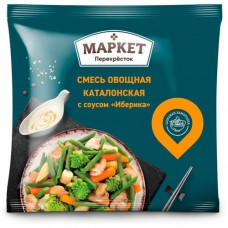 Смесь овощная Каталонская с соусом Иберика Маркет Перекрёсток, 400г в магазинах Перекресток