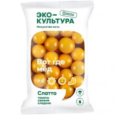Томаты Эко-Культура черри слатто желтые, 250г в магазинах Перекресток