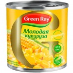 Кукуруза Green Ray деликатесная сладкая, 425г