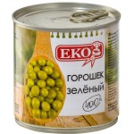 Горошек Eko зелёный из мозговых сортов, 400г