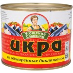 Икра Угощение Славянки баклажанная, 545г