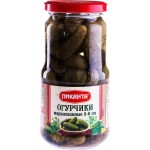 Огурчики Пиканта маринованные 3-6см, 520г