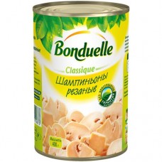 Шампиньоны Bonduelle Classique резаные, 400г в магазинах Перекресток