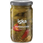 Корнишоны Iska с перцем чили маринованные, 350г