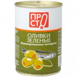 Оливки с анчоусом зелёные Пр!ст, 280г
