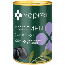 Маслины с косточкой Маркет Перекрёсток, 400г в магазинах Перекресток