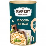 Фасоль белая натуральная Маркет Перекрёсток, 400г