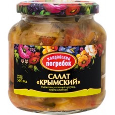 Салат Валдайский Погребок Крымский, 500г в магазинах Перекресток