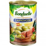 Оливки Bonduelle Мансанилья с анчоусом, 300г Оливки Bonduelle Мансанилья с анчоусом, 300г