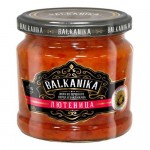 Икра Balkanika Лютеница из печёных перцев и баклажанов, 360г