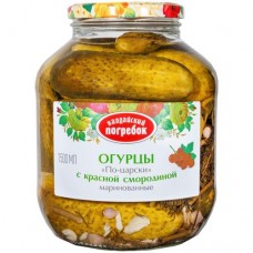 Огурцы Валдайский Погребок По-царски маринованные, 1.45кг в магазинах Перекресток