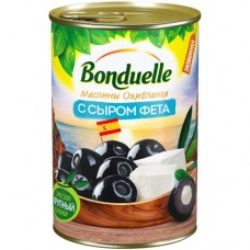Маслины Bonduelle Охибланка фаршированные сыром фета, 300г в магазинах Перекресток