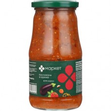 Баклажаны в аджике Маркет Перекрёсток, 500г в магазинах Перекресток