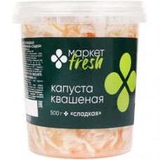 Капуста Сладкая квашеная шинкованная Маркет Перекрёсток, 500г в магазинах Перекресток