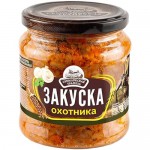 Закуска Семилукская Трапеза Закуска охотника овощная, 460г