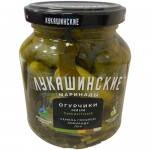 Огурцы Лукашинские Пикантные маринованные, 340г