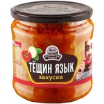Закуска овощная Семилукская трапеза Тёщин Язык стерилизованная, 460г