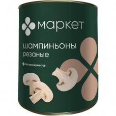 Шампиньоны резаные Маркет, 400г в магазинах Перекресток