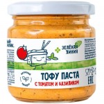 Тофу паста с томатом и базиликом Зелёная Линия, 200г