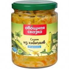 Салат Овощная Сказка из кабачков, 420г в магазинах Перекресток
