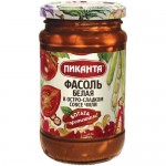 Фасоль Пиканта белая в остро-сладком соусе чили, 390г