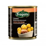 Оливки Fragata с лососем, 200г Оливки Fragata с лососем, 200г