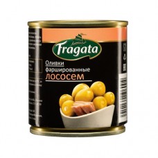 Оливки Fragata с лососем, 200г в магазинах Перекресток