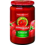 Томаты Помидорка неочищенные в томатном соке, 720г
